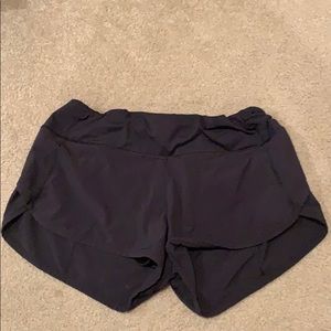 Black Lululemon shorts size 6
